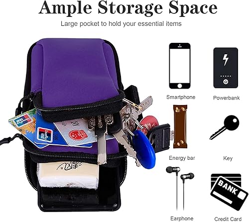 Miniatura 3 de Soporte para teléfono para correr, mujeres, hombres y niños, paquete de 2 soportes para teléfono celular para iPhone 13, 12, 11 Pro Max, Xs Xr X 8,