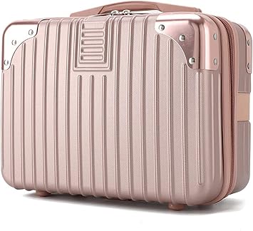 Amazon.com: Yoanlayr Maleta rígida de 14 pulgadas para cosméticos de viaje,  equipaje de mano, pequeña maleta de transporte portátil, estuche de  maquillaje para mujeres, Rosa/Rebel Fun. : Belleza y Cuidado Personal