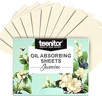 Vista 8 de Teenitor Hojas absorbentes de aceite facial, 1000 hojas de papel secante de jazmín para piel grasa, hojas de secado de película de control de aceite