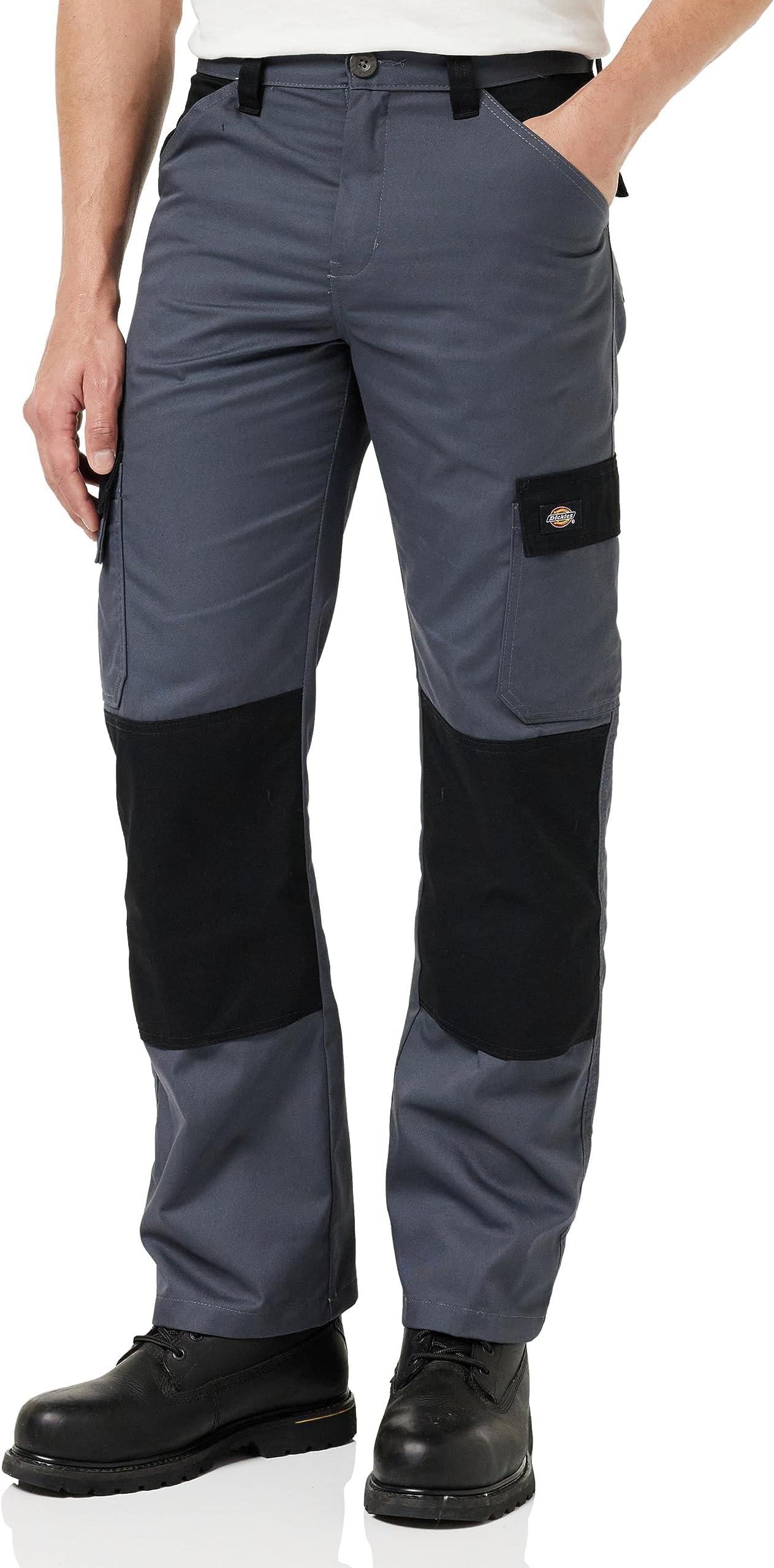 Dickies, Men's, Everyday Trouser, Grey/Black, 32W / 32L