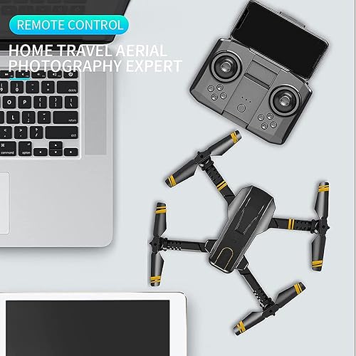 Miniatura 2 de INDYAH Drones with Camera for Adults 4K, Mini Folding Unmanned Aircraft, Long-Endurance Remote Control Aircraft, 4K High-Definition Air Pressure