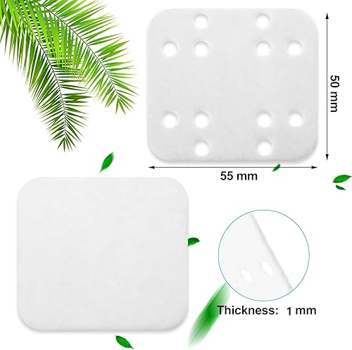 Miniatura 2 de 48 almohadillas de filtro de humidificador, almohadilla de absorción mineral, humidificador de nailon, almohadillas de descalcificación mineral para