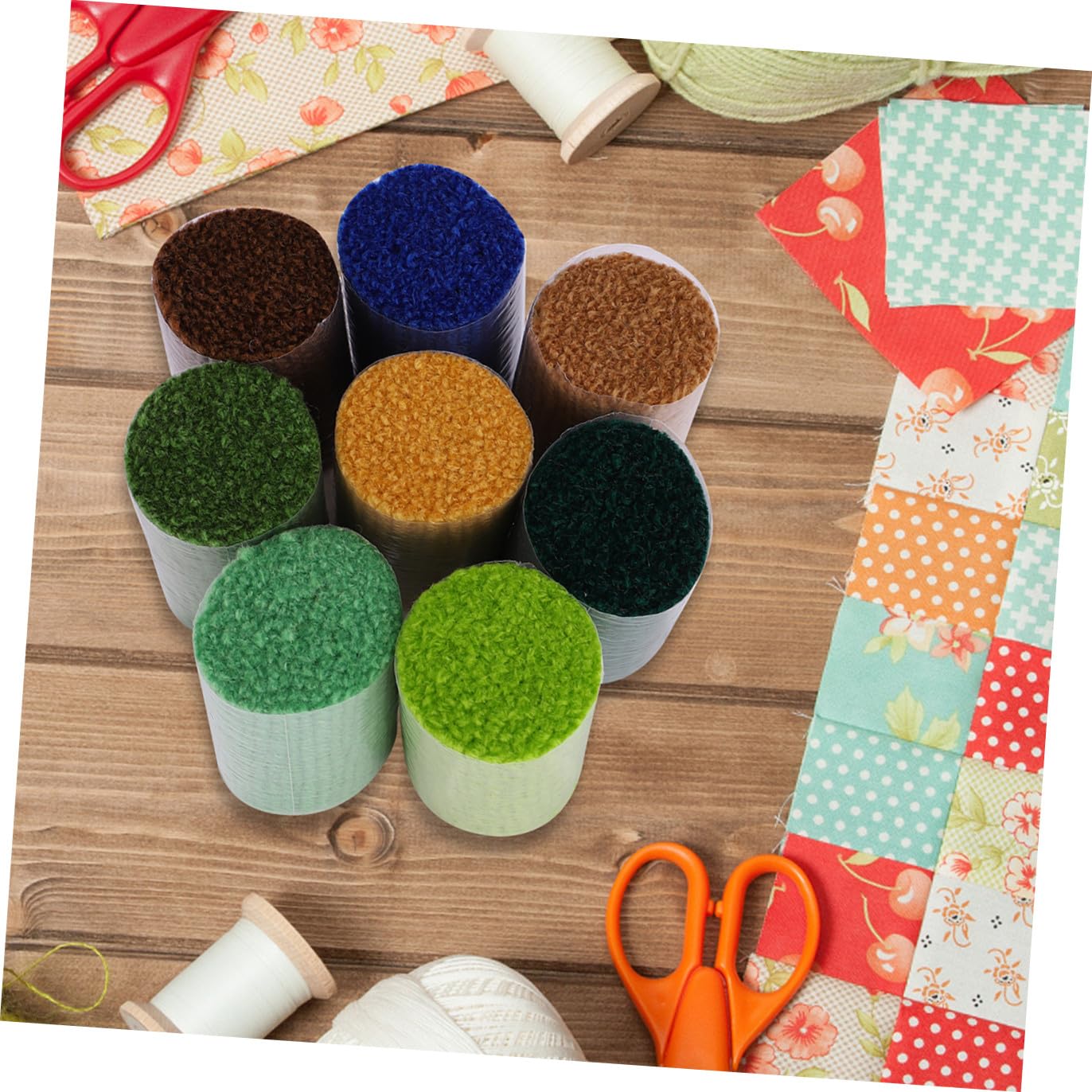 OSALADI 30 Rollen Vorgeschnittenes Handgarn Bunt Komfortables Strick und Teppichgarn Selbstgemacht Bastelmaterial für Teppichherstellung und Häkelarbeiten Zufällige Farbe