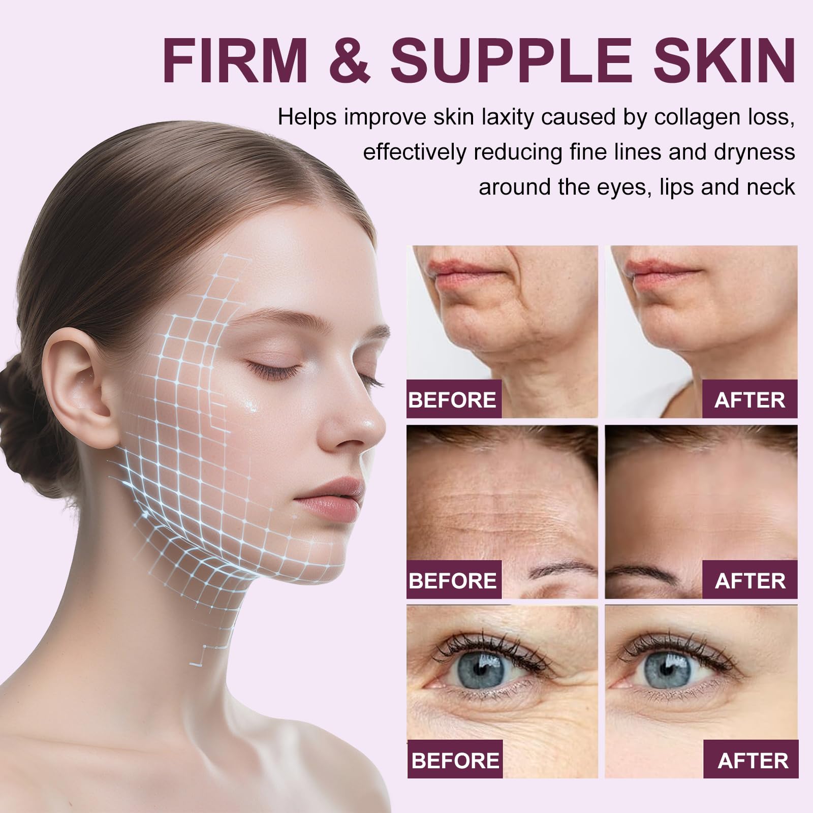 2Pcs Calcium Multi Balm, Calcium Volume Multi Balm, Wrinkle Core Stick, Korean Collagen Moisturing Stick - Image 3