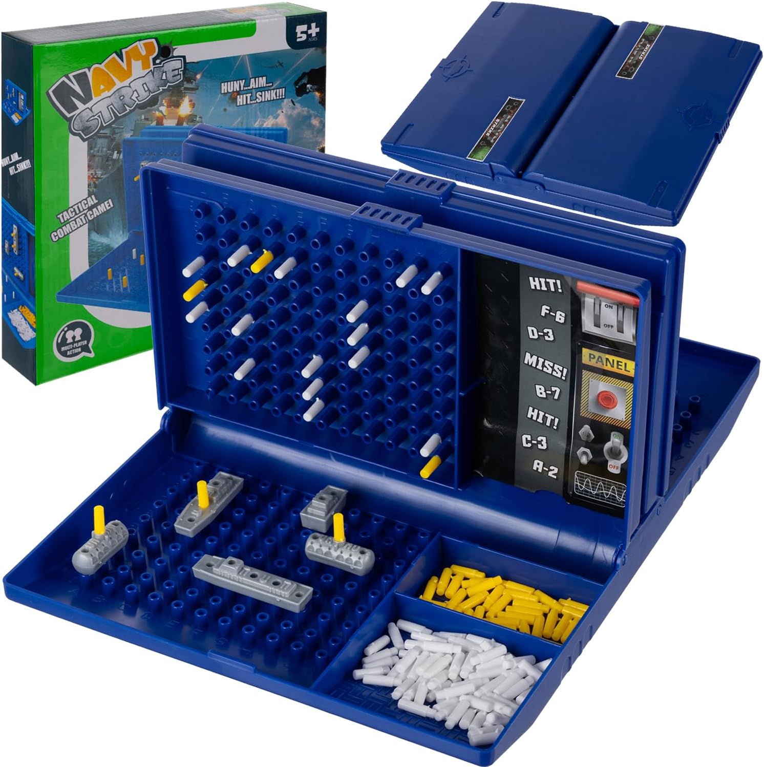 KRUZZEL Schiffe versenken Familienspiel Strategiespiel Games Seeschlacht 22413