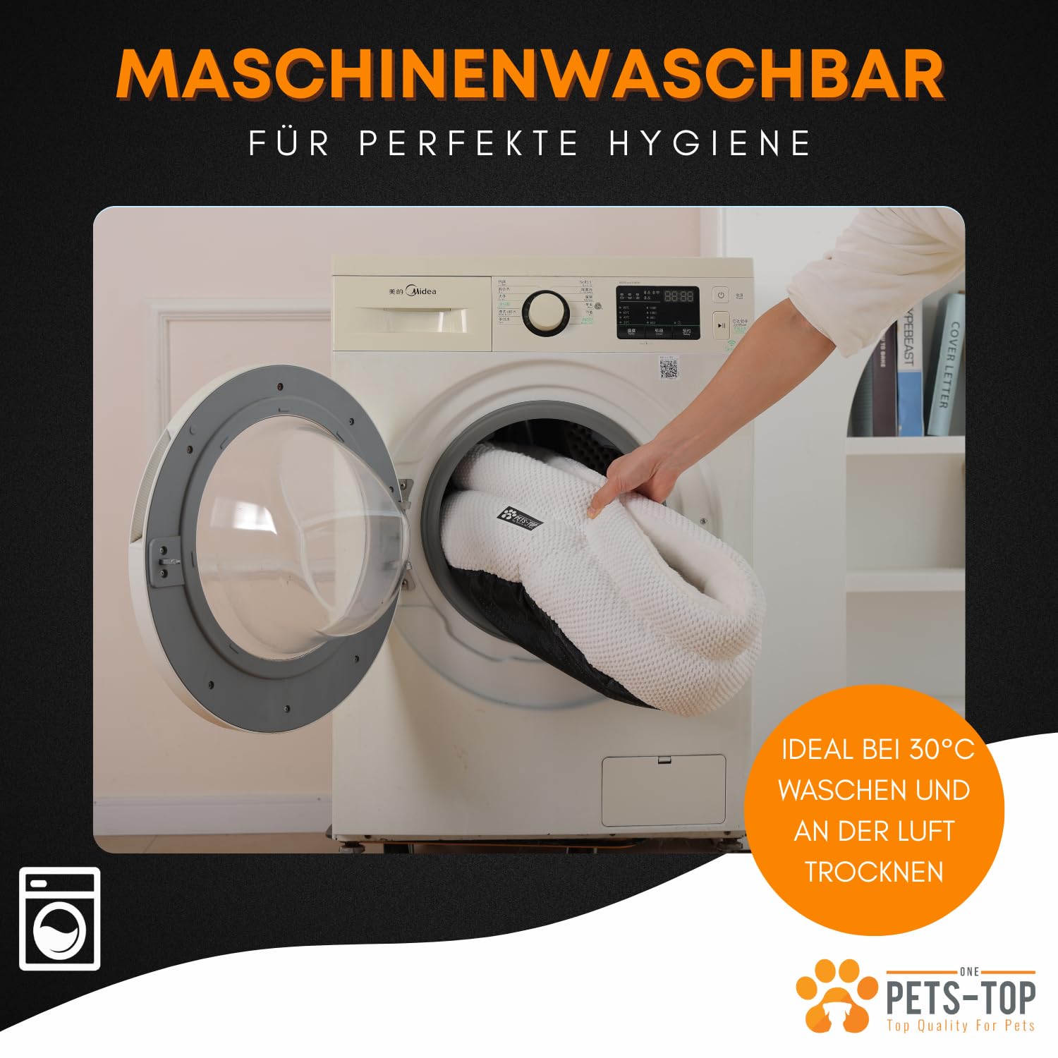 One PETS-TOP Katzen Bettchen (Königsweiß, 60 cm)