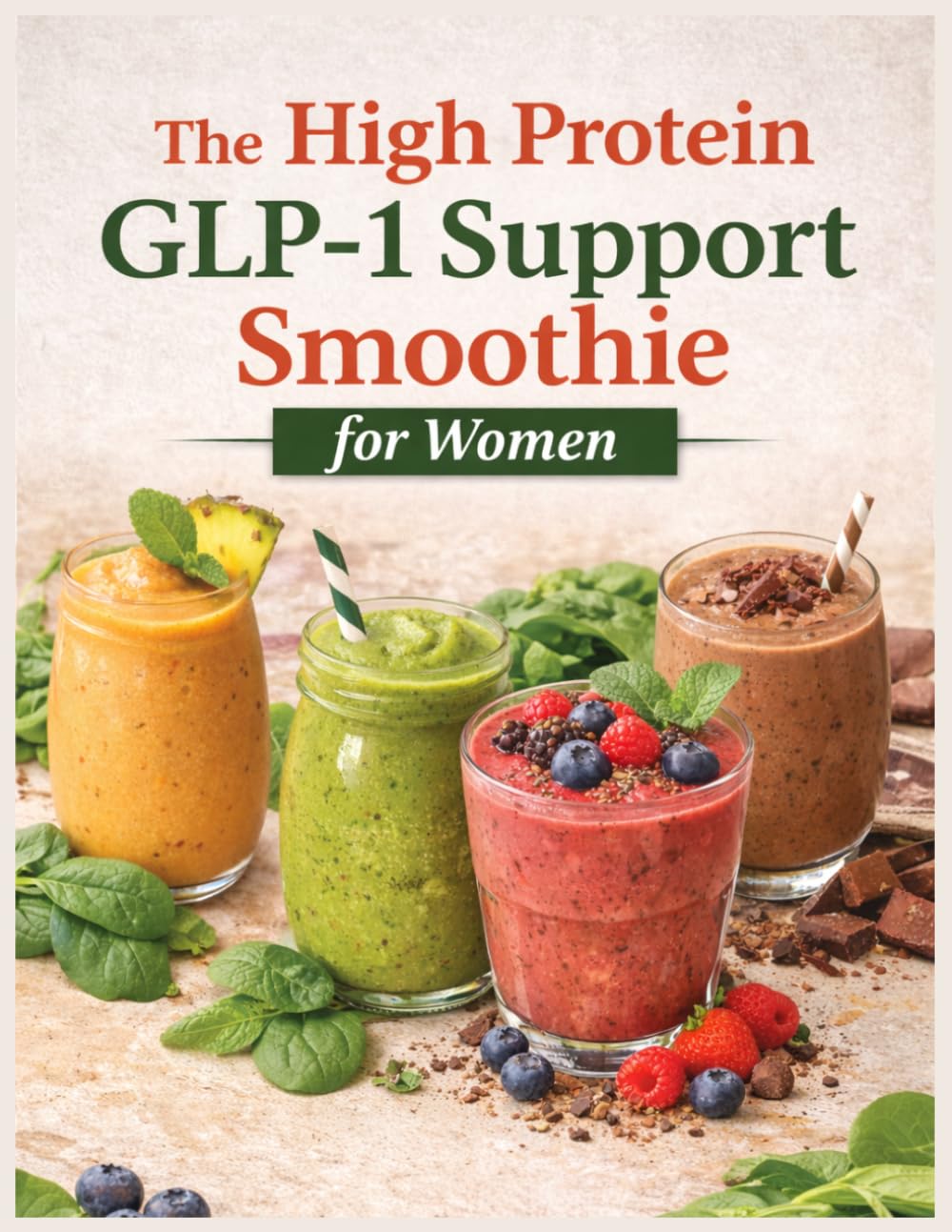 The High Protein Glp-1 Support Smoothie For Women: A Gentle Approach to Managing GLP-1 Side Effects Like Nausea, Fatigue, and Appetite Loss While Supporting Weight Loss, and Nourishing Your Body with