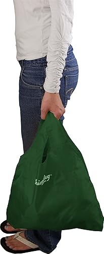 Miniatura 4 de ChicoBag Bolsa de comestibles reutilizable compacta original con bolsa adjunta y clip de mosquetón, perfecta para compras, viajes, organización,