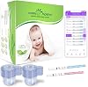 Ovulation & Pregnancy Test Strips Kit: Easy@Home 40 Ovulation Test Strips and 10 Pregnancy Tests, Precise Fertility Tracker OPK Powered by Premom Ovulation APP | 40LH + 10HCG + 50 Urine Cups