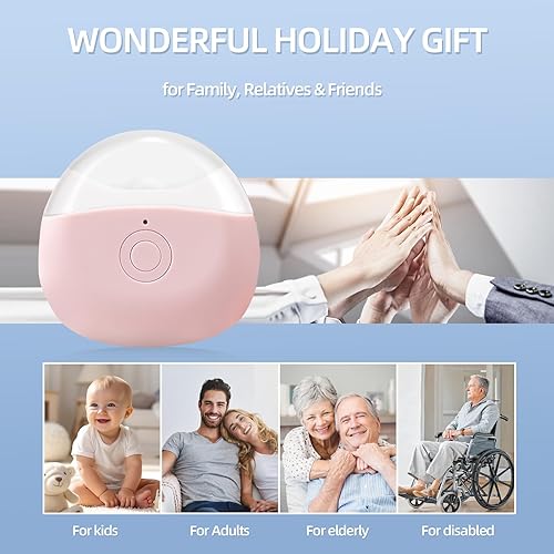 Miniatura 7 de Cortaúñas eléctrico, cortaúñas automático con 2 velocidades ajustables, cortador de uñas recargable inalámbrico con luz LED, recortador de uñas