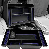 Vista 9 de JOJOMARK - Bandeja organizadora de consola central se adapta a accesorios para GMC Sierra/Chevy Silverado 1500 2019-2022, Silverado/Sierra 2500