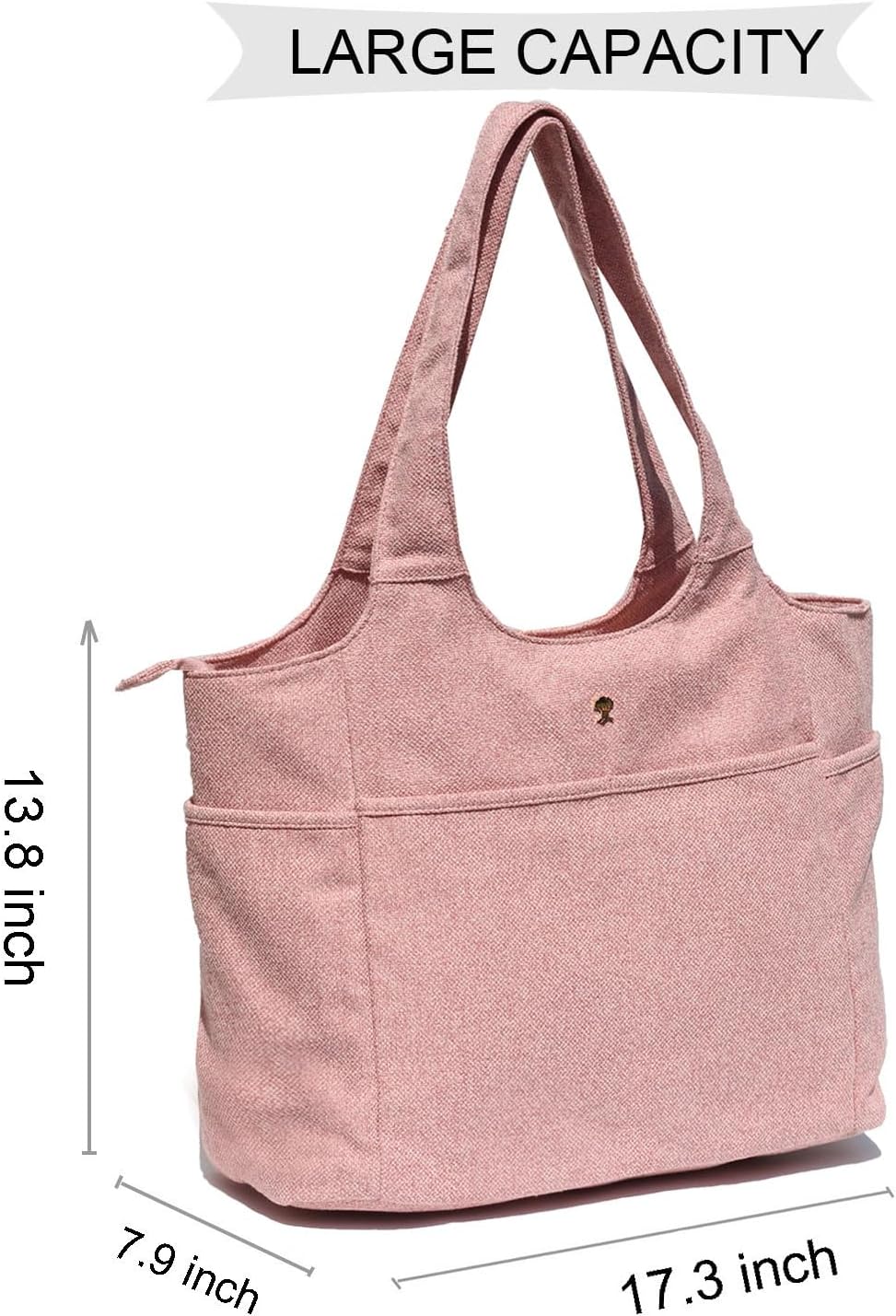 ESVAN Yoga Tote Bag Mat bag Women Shoulder Bags Carryall Tote for Travel Office Workout Gym Nurse Beach