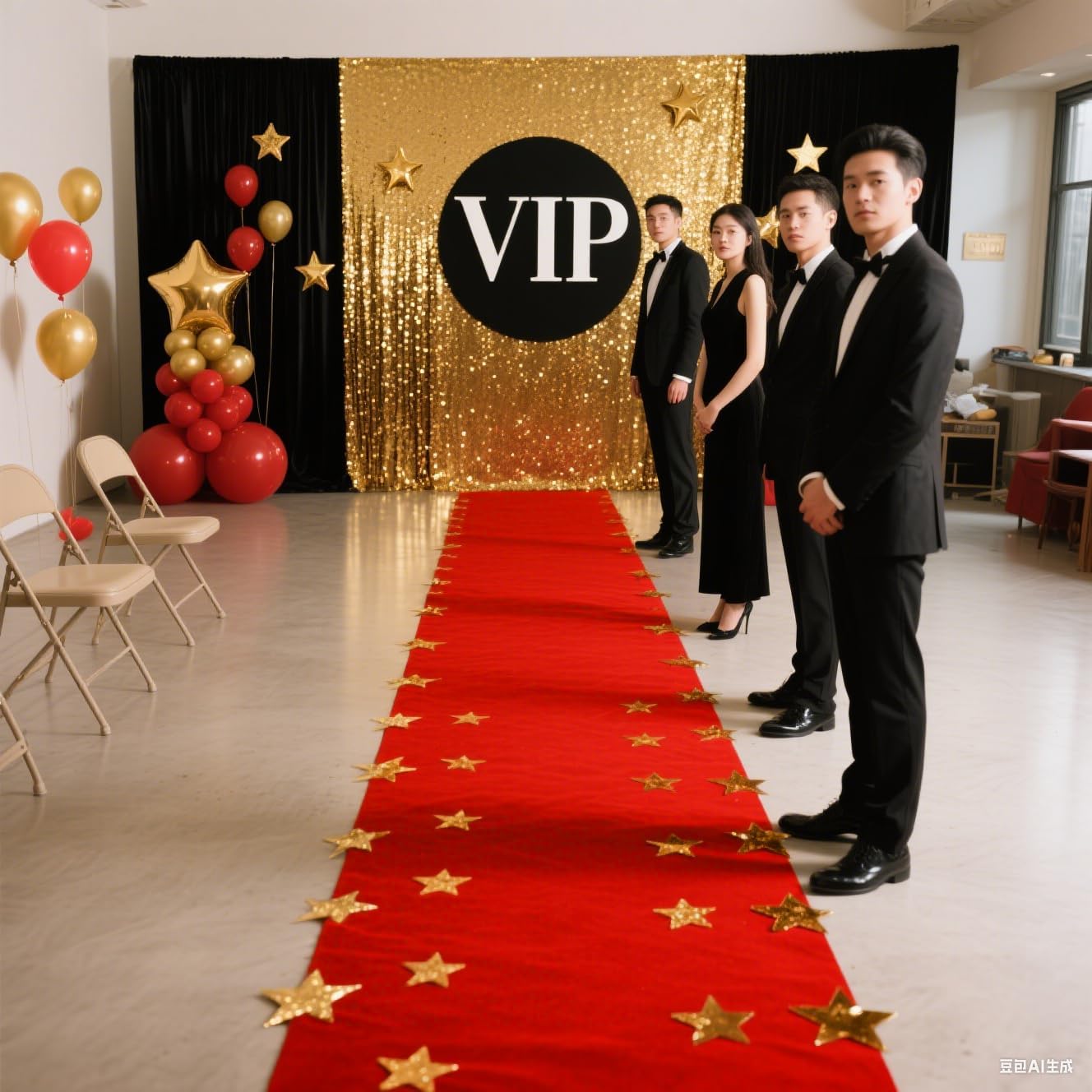 Extra Thick 3x10Ft Red Carpet Runner for Party, Non-Slip TPR Backing Aisle Runway Rug Felt for Indoor&Outdoor,Occasions,Graduation,Birthdays & Special Events Decorations,Long Term use - Image 6