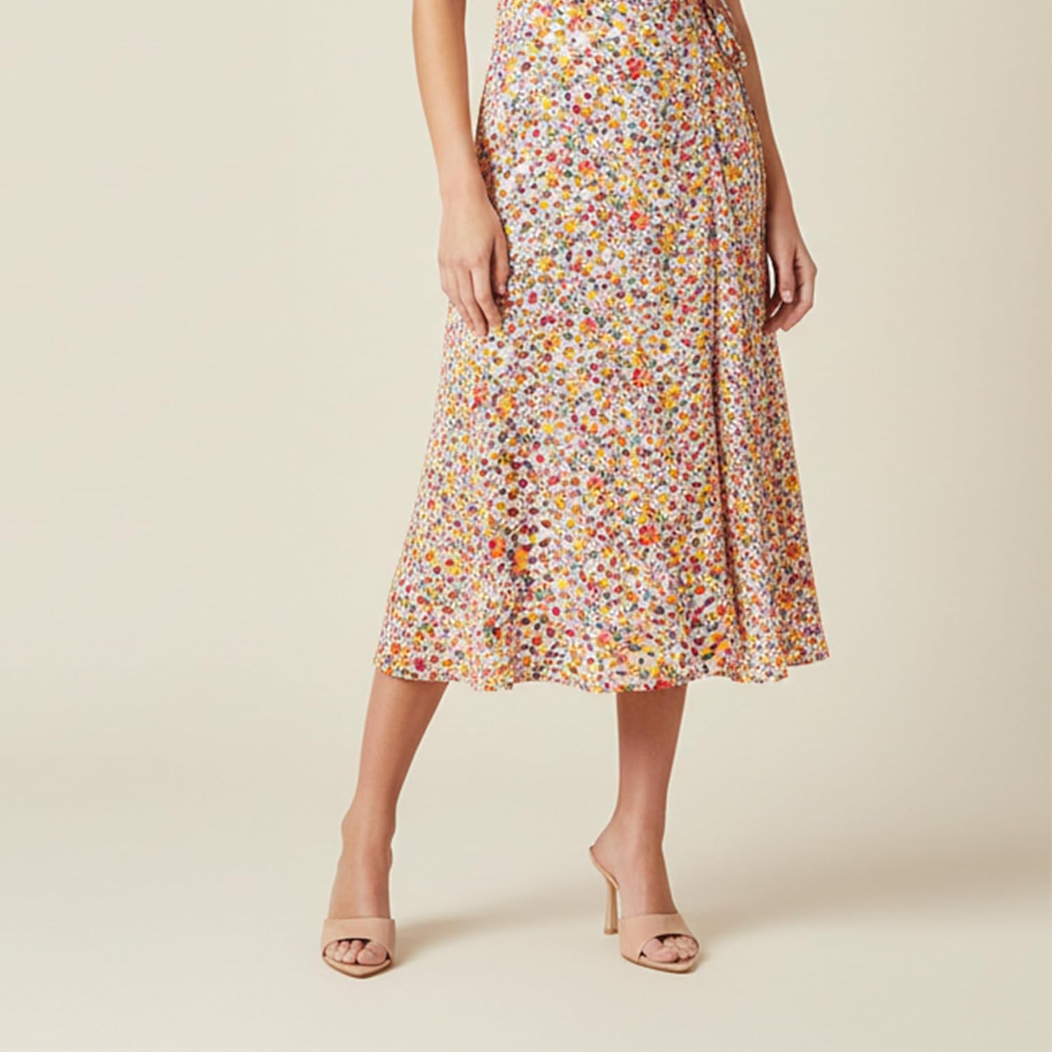 High Heel Mules for Women Slip On Open Pointed Toe Classy Patent Leather Stiletto Pumps Formal Slingback Mule Sandals Dress Walking Shoes - Image 3