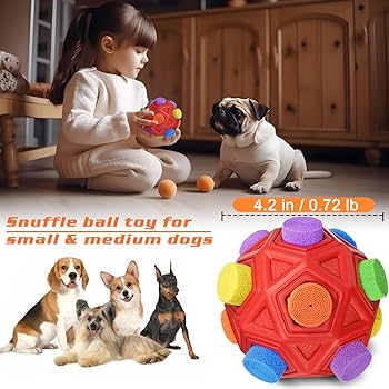 CIIVURR Snuffle Ball For Dogs Toys Interactive Dog Puzzle Toys