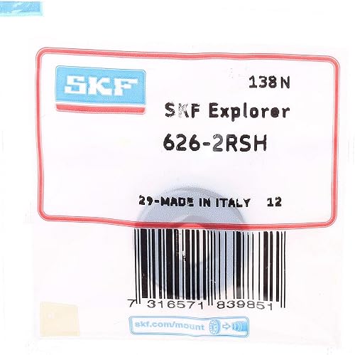 626-2RSH SKF Rillenkugellager Ball Bearing 6x19x6mm