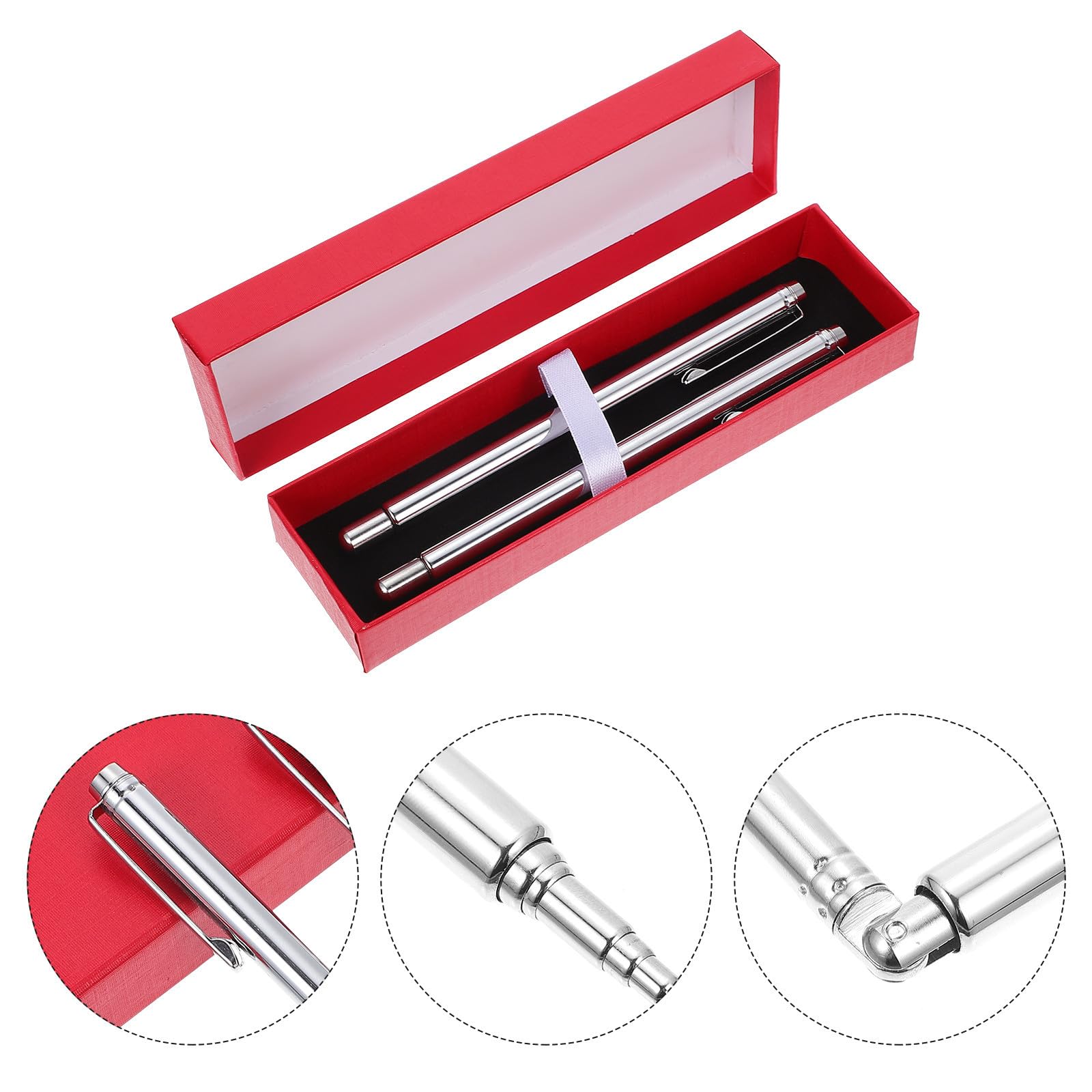 PACKOVE Baguette de Sourcier Rétractable en INOX pour Radiesthésie, Outil de Recherche d'eau Portable et Léger, pour Usage Extérieur