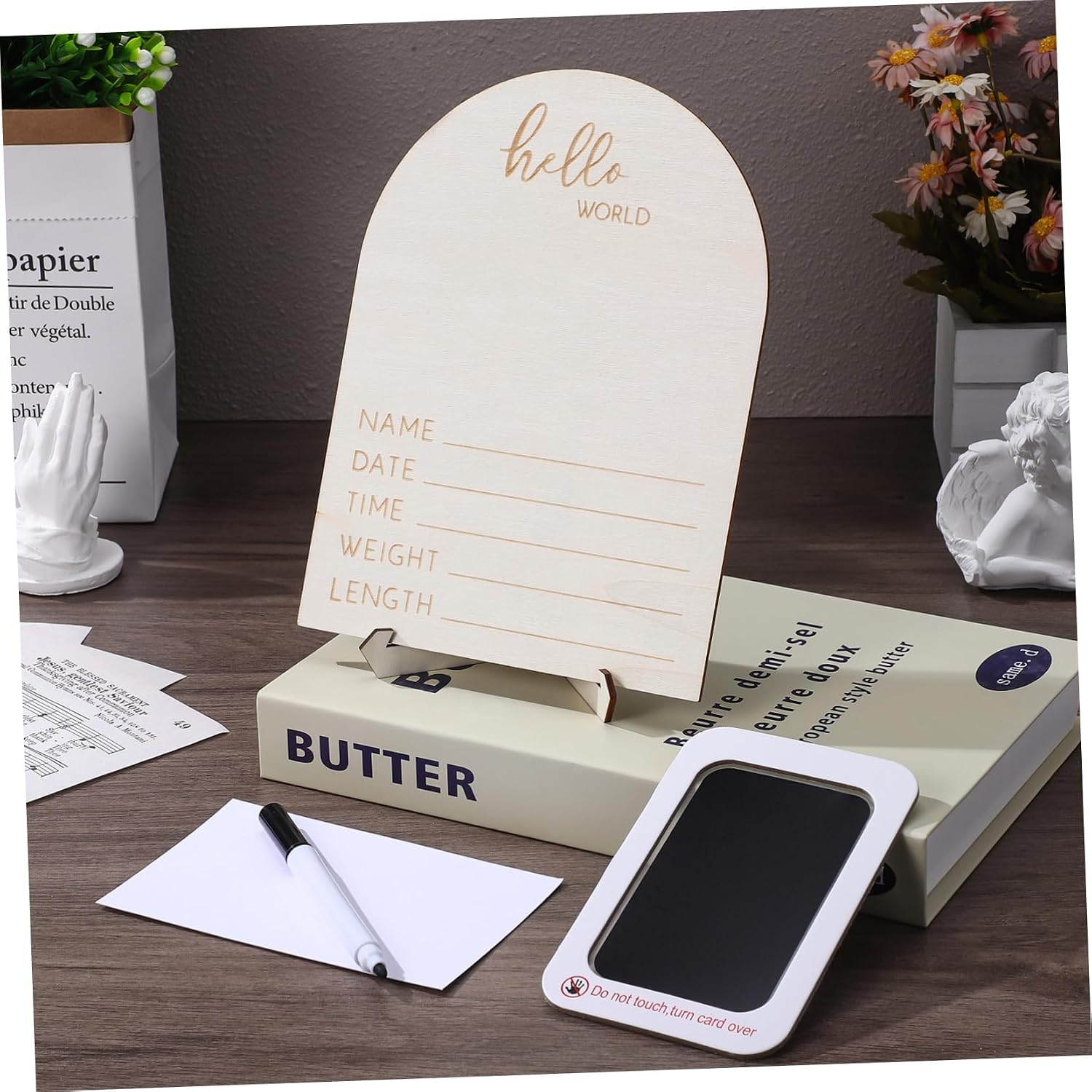 Sonogram Photo Frame Picture Frame Stand Clip for Showers Nursery Decor Thoughtful Keepsake for Parents