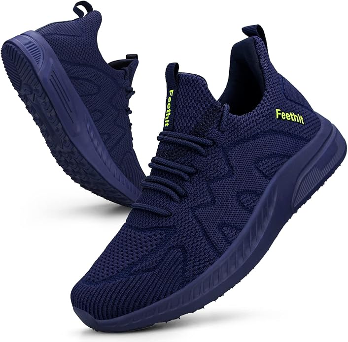 Feethit Women's Running Shoes navy front view