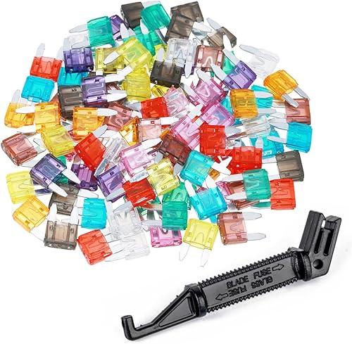 Miniatura 8 de Juego surtido de 36 fusibles de cuchilla de automóvil, fusibles de repuesto para automóviles, lanchas, camiones, SUV, automotrices (7.5A, 10A, 15A,