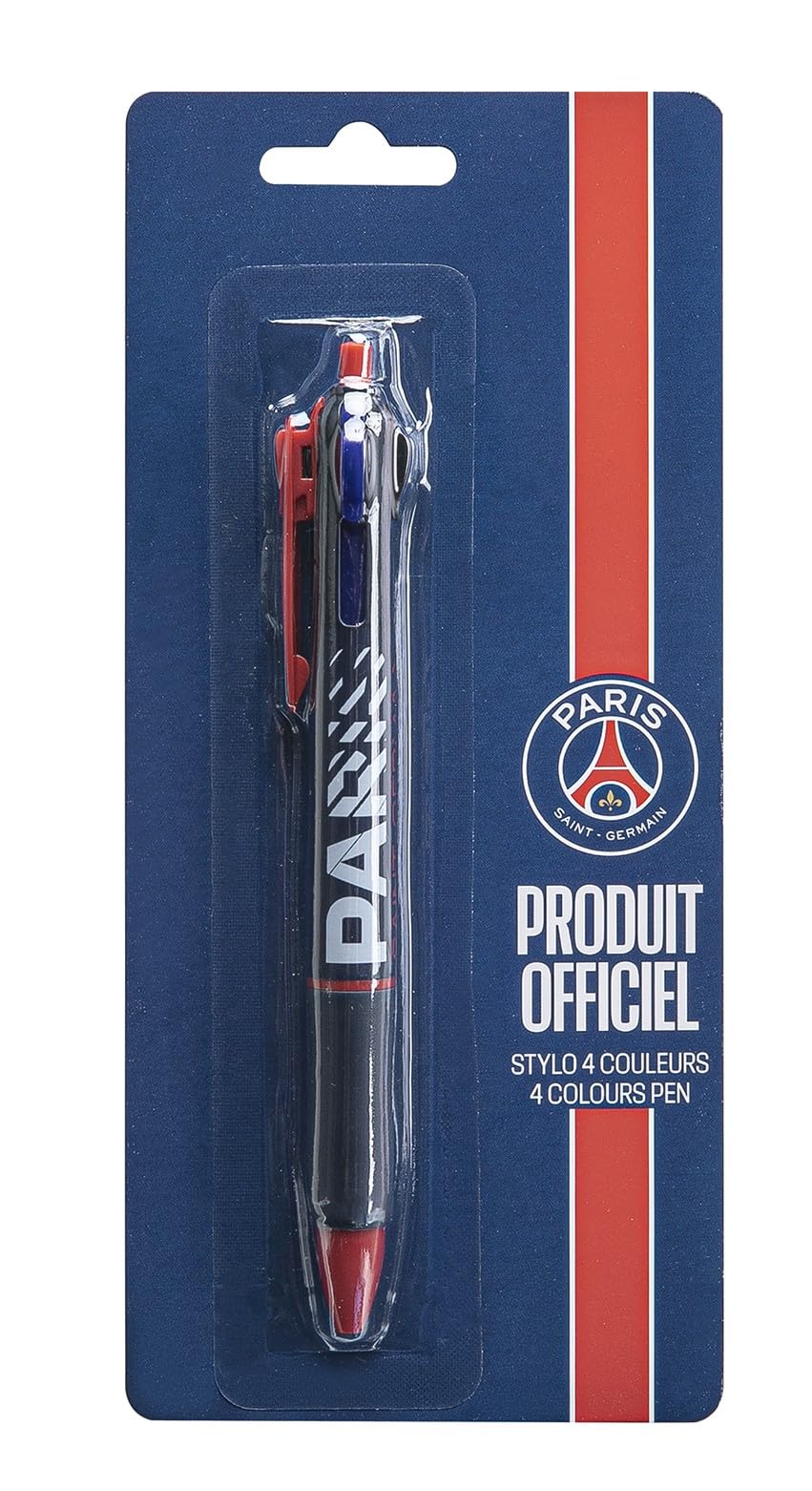 PSG Stylo 4 couleurs Collection officielle PARIS SAINT GERMAIN