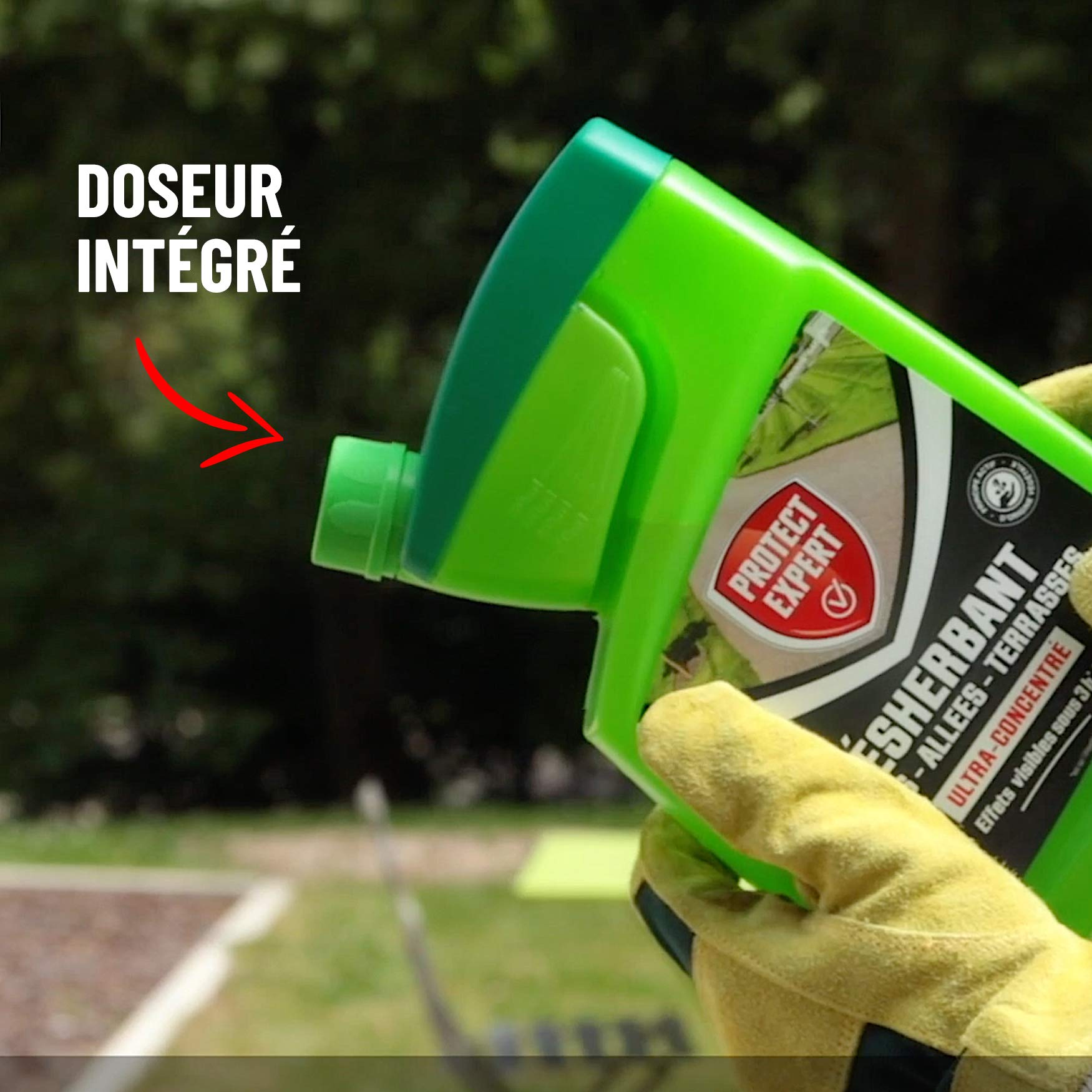 PROCOURB400 Désherbant Grandes Cours Ultra Concentre 400 ML