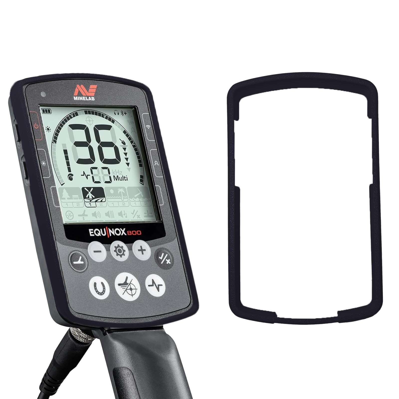 Controller Case for MINELAB Equinox 800/600 Case Cover Anti-Collision Shockproof Durable Protective Cover with Precise Cutouts for Power Button Metal Detector Accessories