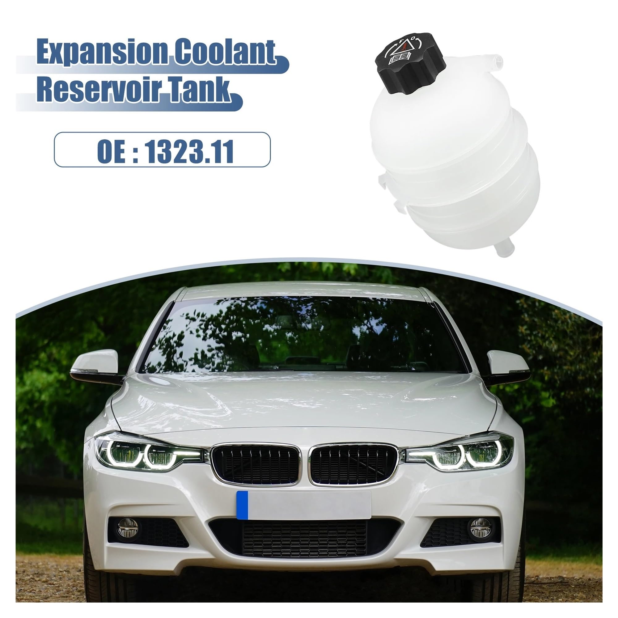 Serbatoio Coolant Per Peugeot 206 CC 1.6 81Kw 110HP 1587CC Per Convertibile 2001-2008 Radiatore Liquido Raffreddamento Serbatoio Espansione Con Tappo Serbatoio Liquido Raffreddamento