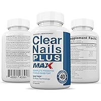 Vista 6 de Justified Laboratories Clear Nails Plus Max Pills 40 mil millones de UFC Probiótico Apoya uñas fuertes y saludables para el cabello y la piel, 120