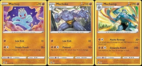 Machamp 026073 - Campeons Path, lote de cartas Pokémon Evolution 3 - Lámina - Etapa 2