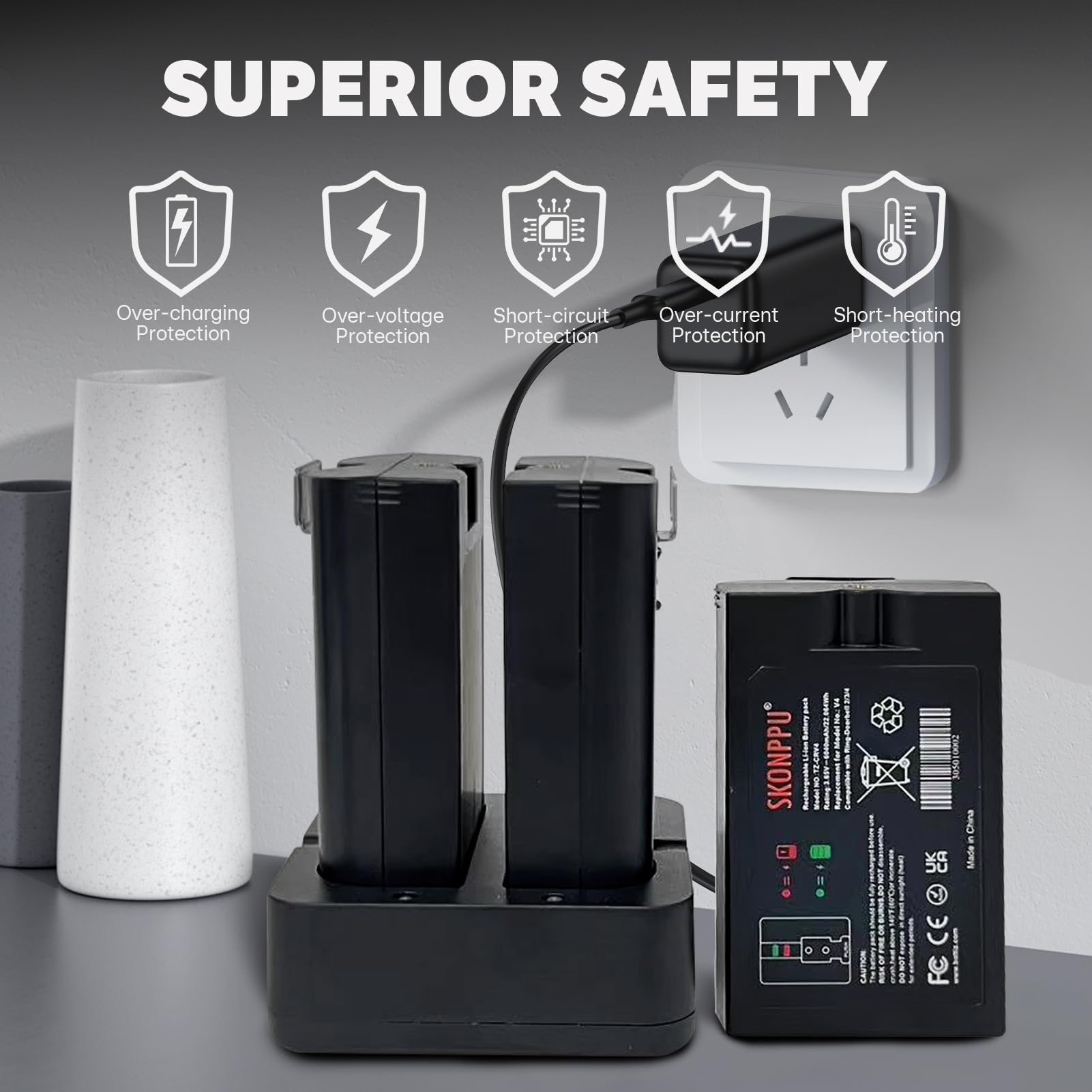 Door Bell Ring Doorbell Camera Battery Replacement Ring Battery