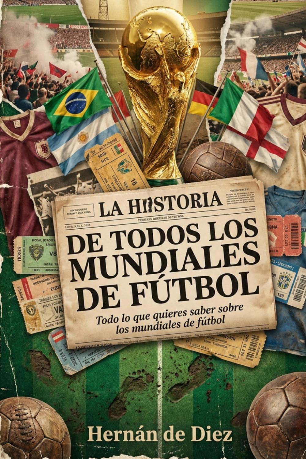 LA HISTORIA DE TODOS LOS MUNDIALES DE FÚTBOL: Todo lo que quieres saber sobre los mundiales de fútbol, desde Uruguay 1930, hasta Qatar 2022. (LA HISTORIA DEL FÚTBOL)
