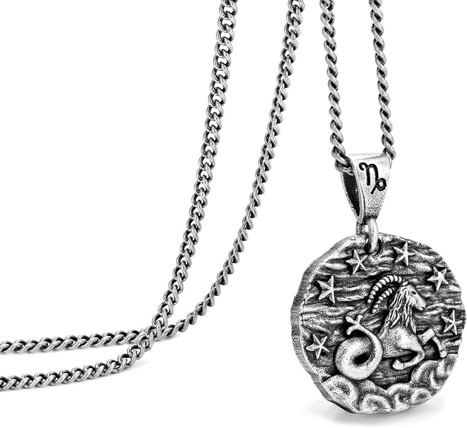 Collar del zodiaco – Collar de acero inoxidable con 12 constelaciones para…