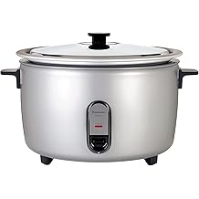 Panasonic Commercial Electric Rice Cooker, 208V Extra-Large Capacity 80-Cup (Cooked), 40-Cup (Uncooked) with One-Touch Operation - SR-GA721L - Silver