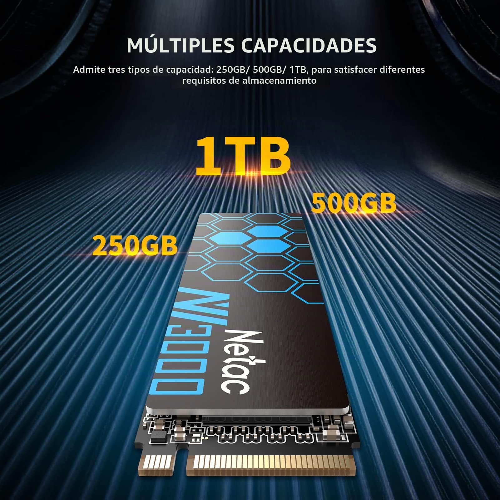 Amazon.com: Netac NV3000 SSD NVMe de 500 GB, PCIe Gen3x4 M.2 2280