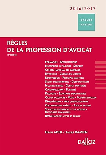 Règles de la profession d'avocat