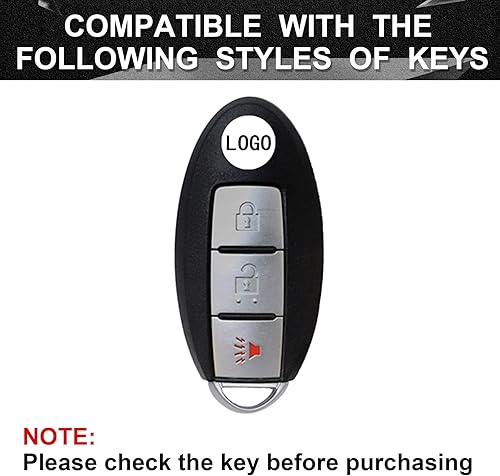 Miniatura 5 de Funda de cuero plateado y marco de aluminio para Infiniti EX35 EX37 FX35 FX37 FX37 FX45 FX50 Q70 QX70 QX50 para Nissan 370Z Armada Cube Juke Leaf