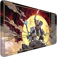 Vista 20 de Fantasy AI TCG - Tapete de juego de 24 x 14 pulgadas para MTG DTCG CCG RPG, tarjeta de intercambio entintada, alfombrillas de juego de superficie
