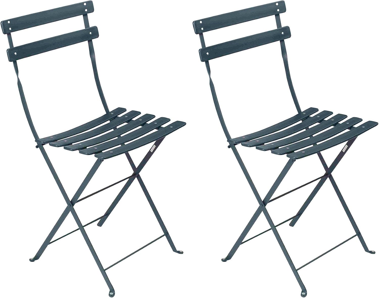 Cedar Green Duraflon Chair, Pair, Outdoor Bistro Chairs