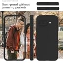 YATWIN Silicone Back Case for Google Pixel 9A, Soft-Touch Phone Back Cover for Google Pixel 9A - Black gallery image