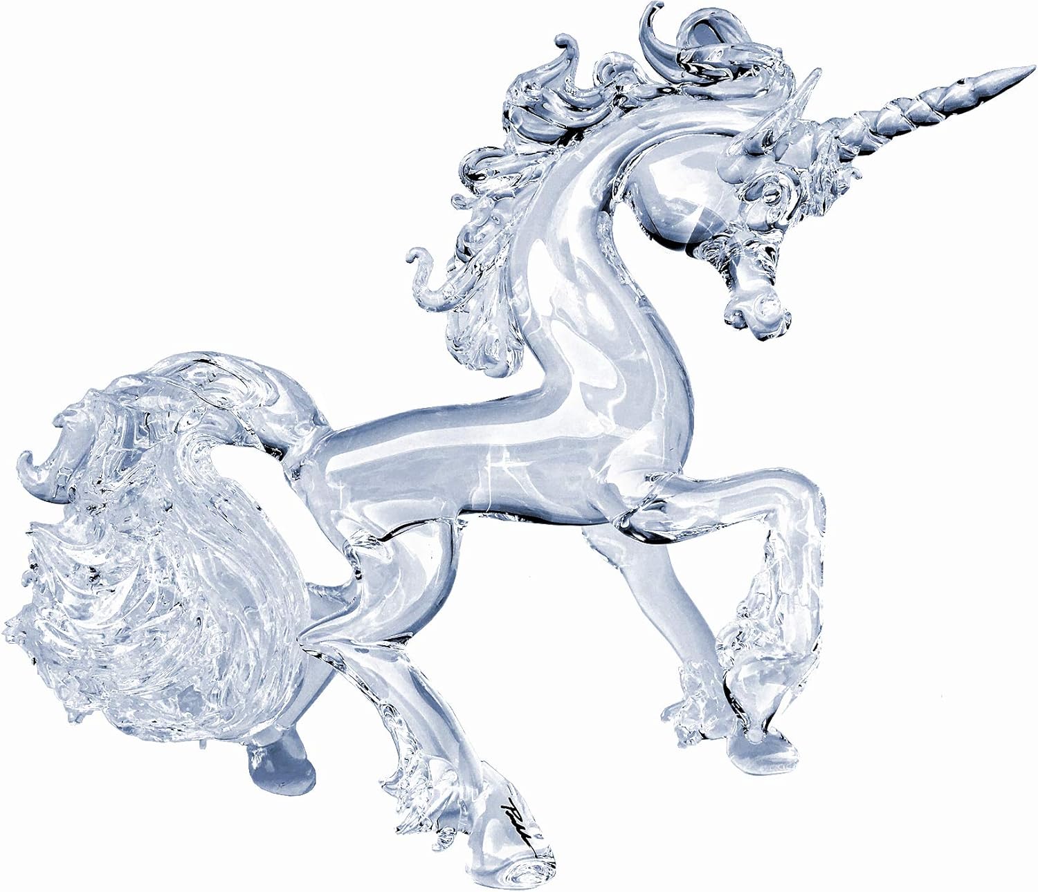 Prochaska Gallery Hand Blown Glass Unicorn Prancing Nepal Ubuy