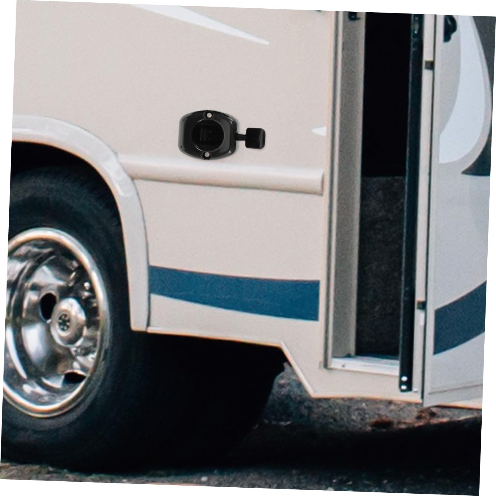 FUNOMOCYA Replaceable Latch for Trailer Door Door Catch Galvanized Fixed Hook Nylon Material Easy to Use and Carry