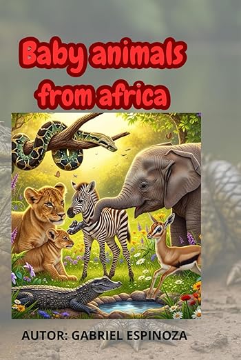 Baby animals from africa: coloring: ELINE, MINA: 9798291253441: Amazon ...