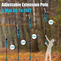 ConBlom 2in1 Makita 18V akkus láncfűrész 8" teleszkópos rúddal 4,5m 4