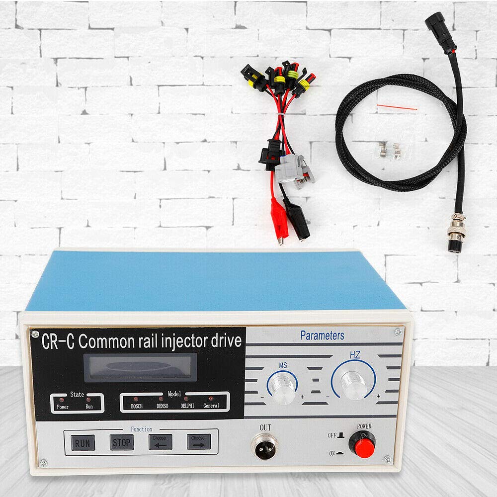CR-C Tester Iniettore Rampa Comune Multifunzione Riparazione Iniettore Carburante Schermo LCD Diesel Common Rail Injector Tester