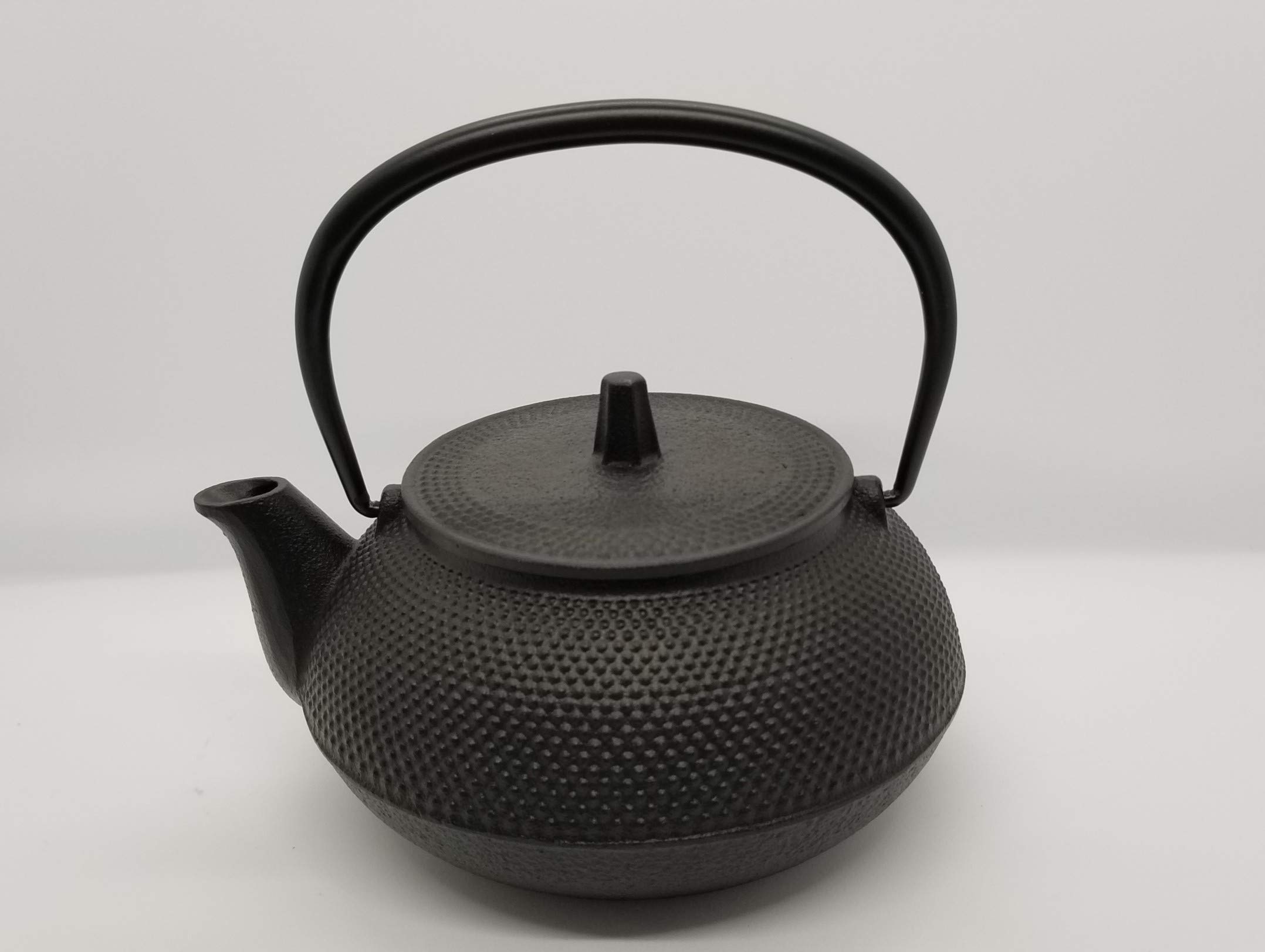 NAMBU TEKKI Nanbu 12802 - Tetera de Hierro Fundido con Textura, no esmaltada, Color Negro