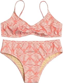 Biquini Juvenil Infantil Praia Piscina Art Deco Uv 50+ She