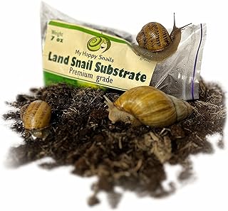 Premium Land Snail Substrate - The Perfect Bedding for Your Pet Snail | Weight 7 Oz or 200 Grams