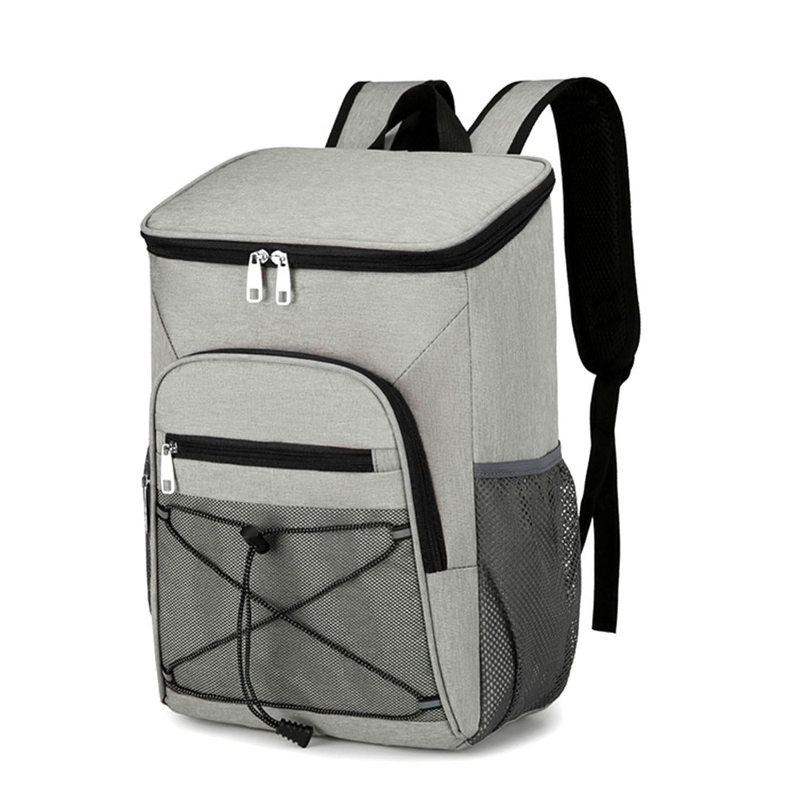 Hsioluted Women's Grey Coolers Bag Large Capacity Thermal Backpack Insulated Bag Refrigerator Water Resistant Picnics Backpack For Travel Water Resistant Large Capacity Picnics