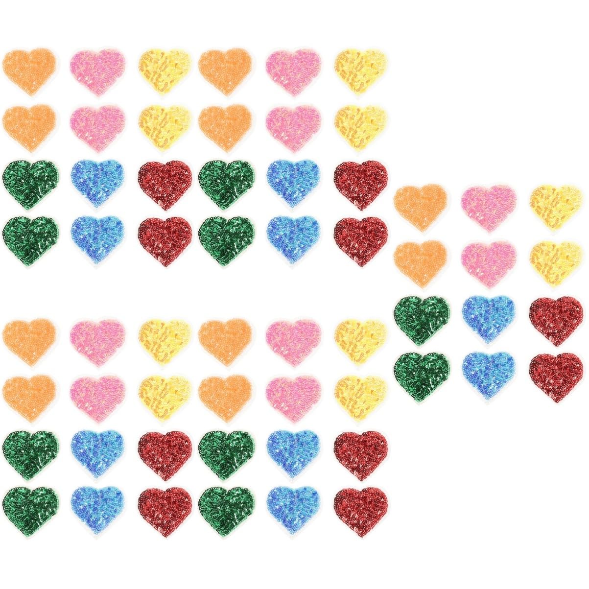 60pezzi Toppe Termoadesive Patch Ricamate Per o Stirare Su Abbigliamento Decorazioni e Riparazioni